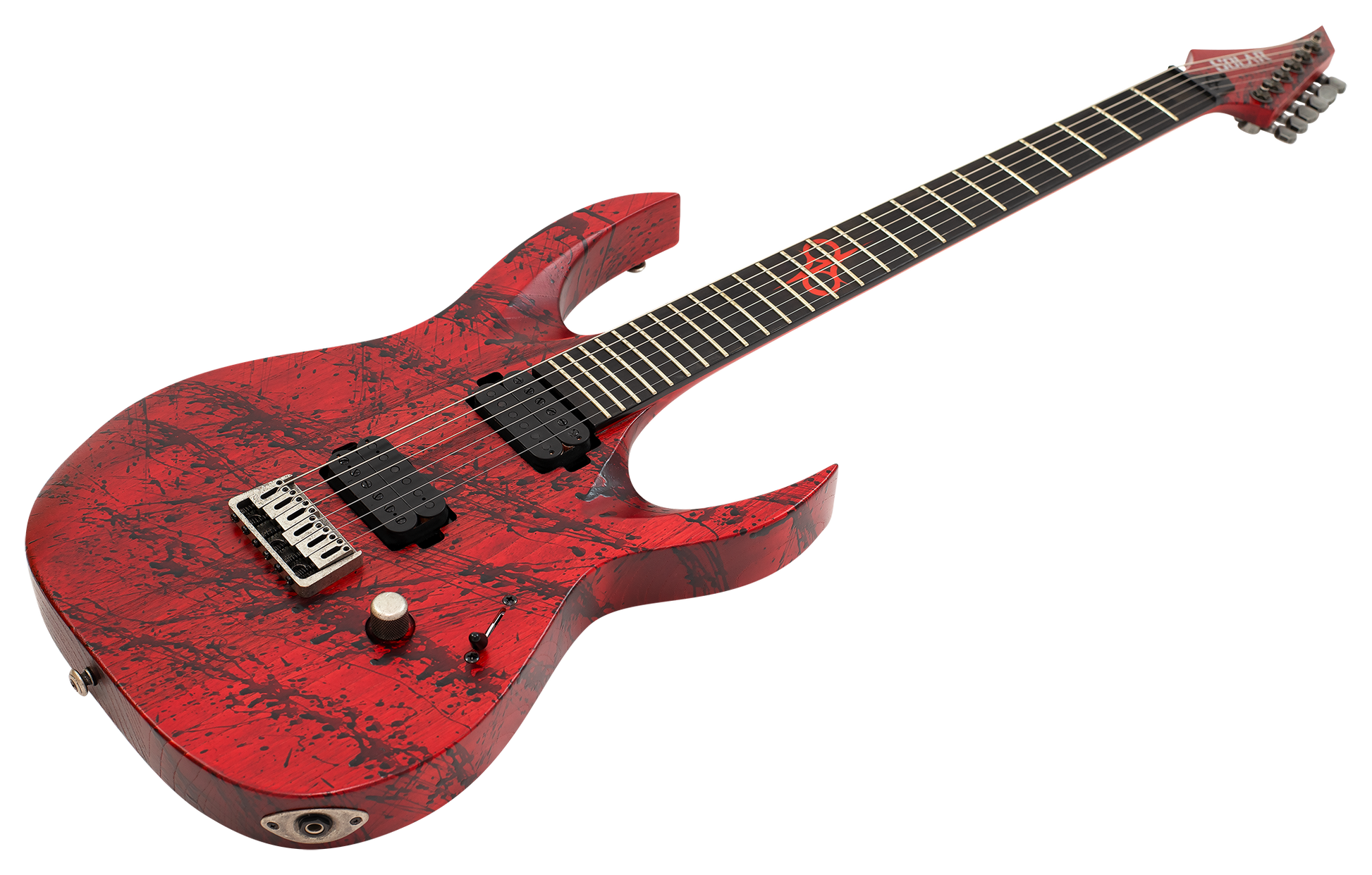 Solar A2.6Canibalismo+ Electric Guitar - Red