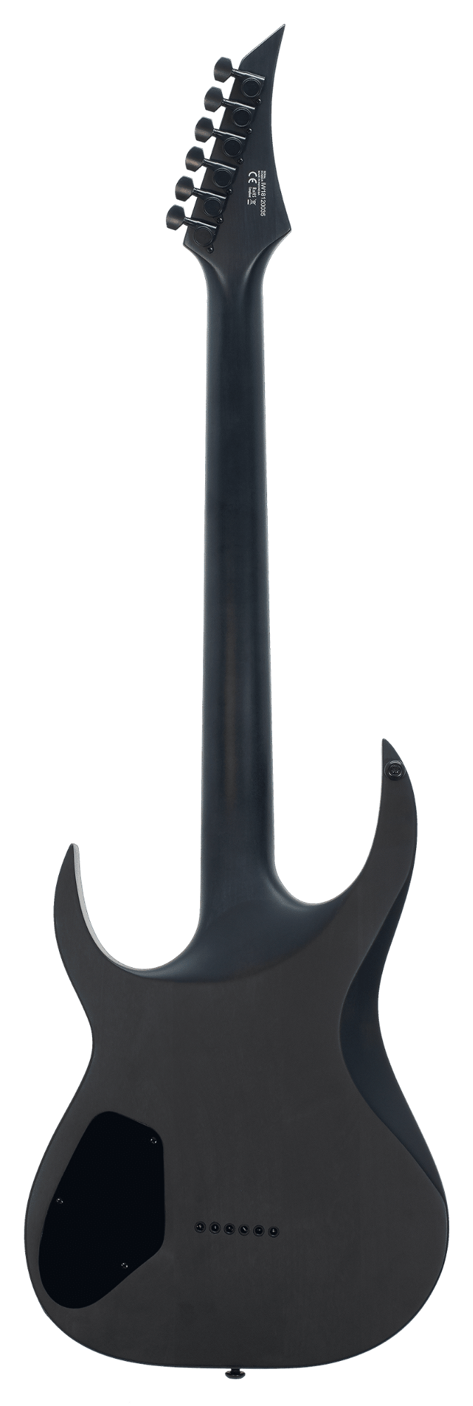 Solar A2.6FB Baritone Electric Guitar - Flame Black Burst Matte