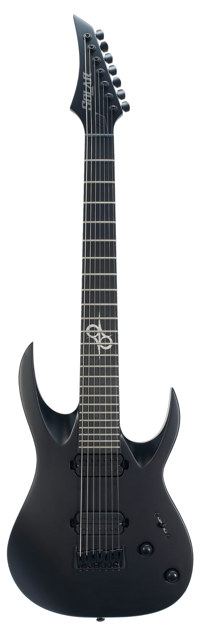 Solar A2.7C 7-String Electric Guitar - Black Matte