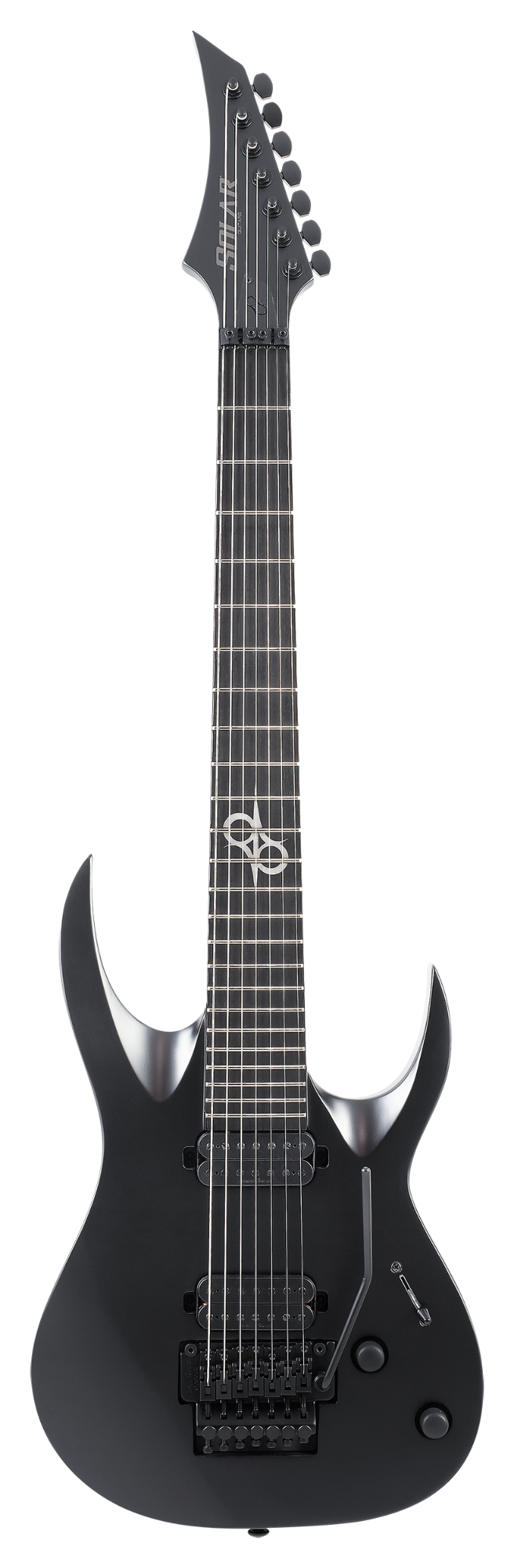 Solar A2.7FRC 7-String Electric Guitar - Carbon Black