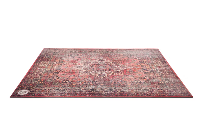 DRUMnBASE ST185 PWR Sound Stage Persian Worn Red Stage Mat - 185 x 160cm (290233)