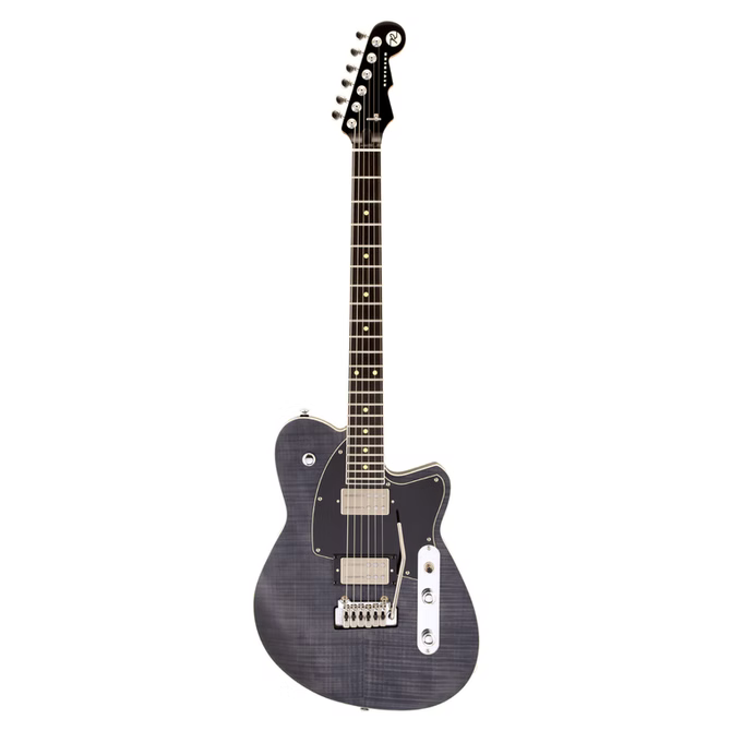 Reverend Reeves Gabrels Signature - Trans Black Flame Maple