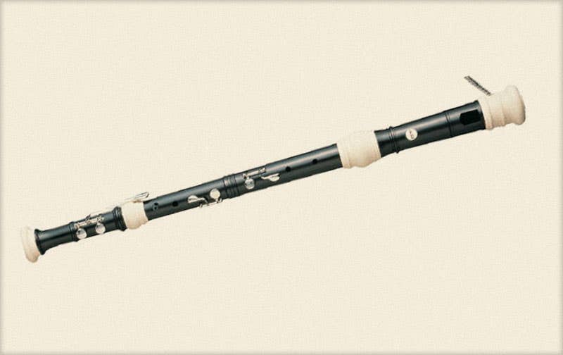 AULOS Bass Recorder Dark Brown W/Bocal AU533B (AU533B)