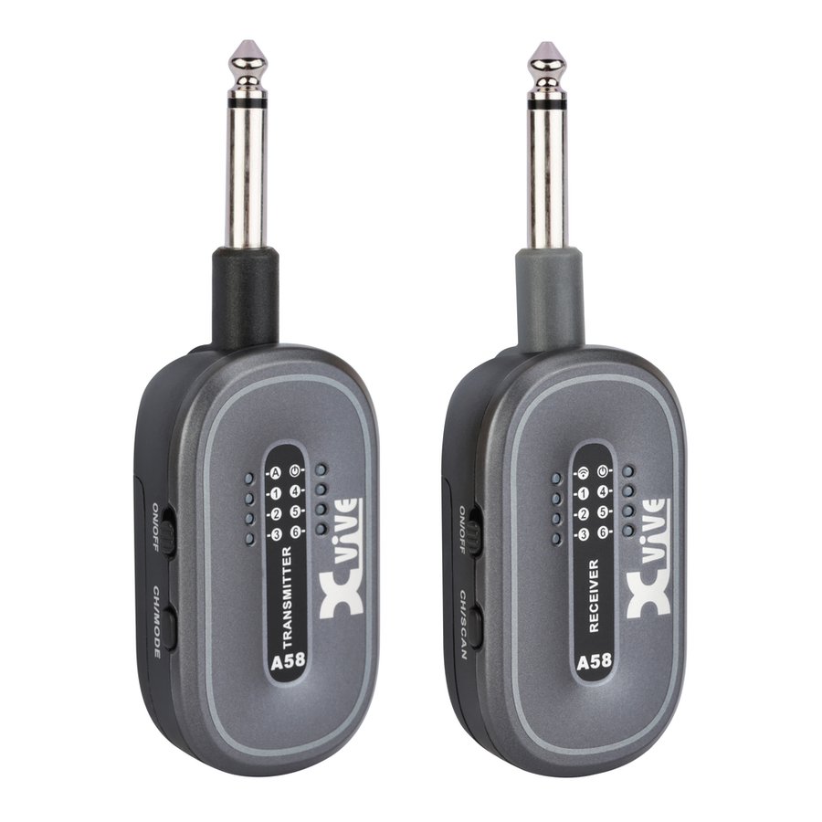 Xvive A58 Guitar Wireless System - 5.8Ghz