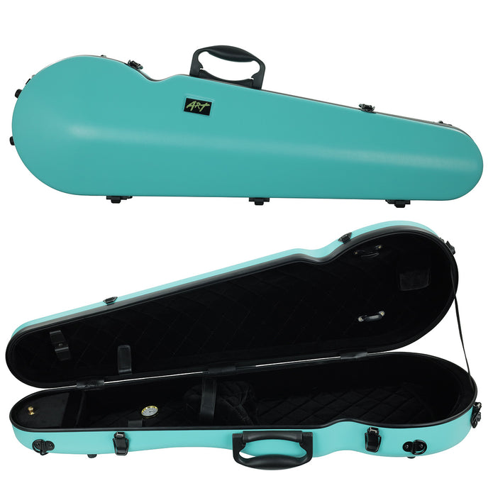 ART Shaped Violin Case 4/4-3/4 - Turquoise
