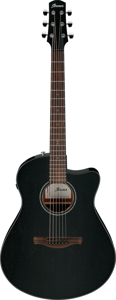 Ibanez AAM340CE Acoustic Guitar - Rustic Black High Gloss