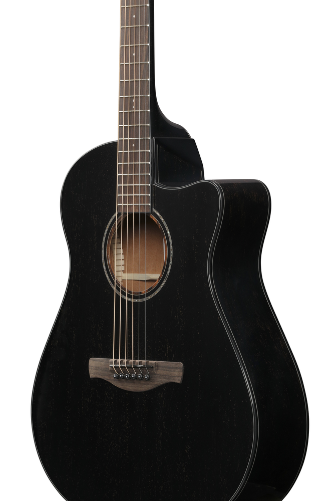 Ibanez AAM340CE Acoustic Guitar - Rustic Black High Gloss