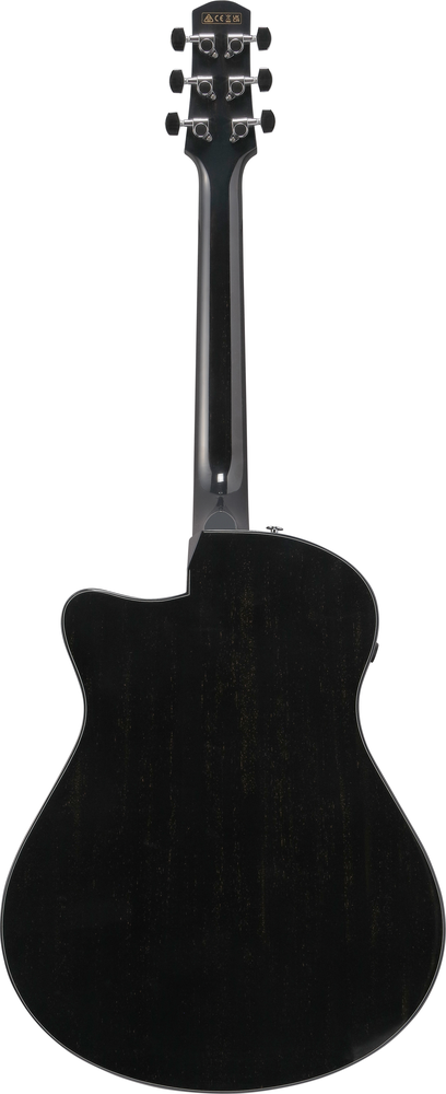 Ibanez AAM340CE Acoustic Guitar - Rustic Black High Gloss