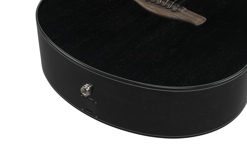 Ibanez AAM340CE Acoustic Guitar - Rustic Black High Gloss