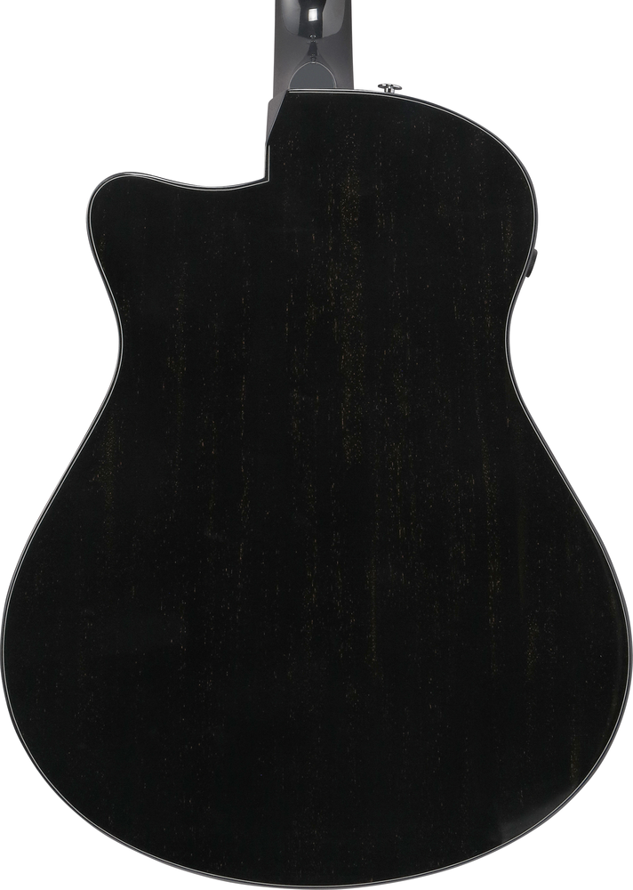 Ibanez AAM340CE Acoustic Guitar - Rustic Black High Gloss