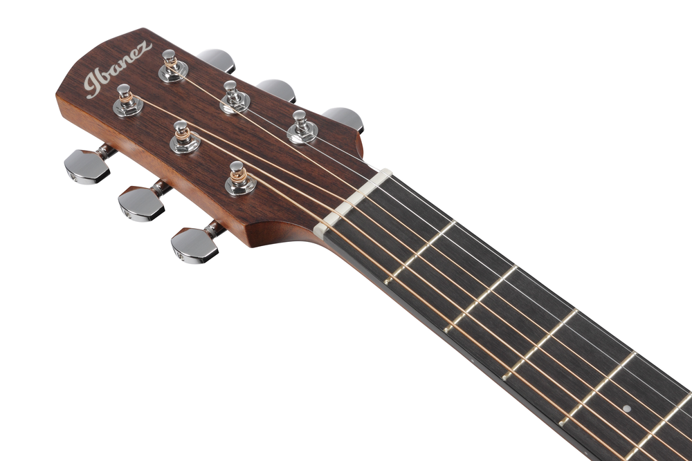 Ibanez AAM50CE Acoustic Guitar - Coral Red Burst Open Pore Top