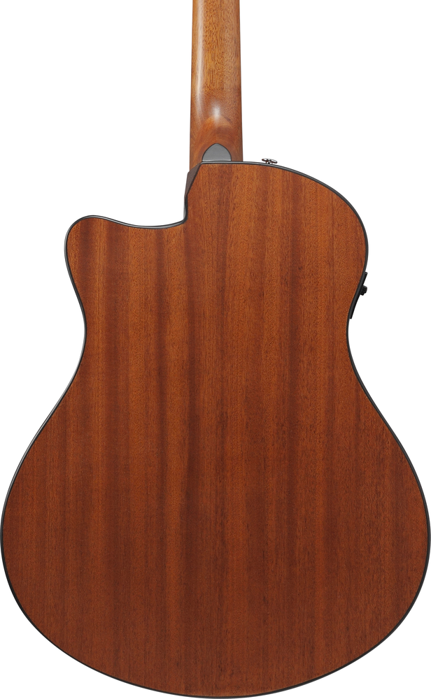 Ibanez AAM50CE Acoustic Guitar - Coral Red Burst Open Pore Top