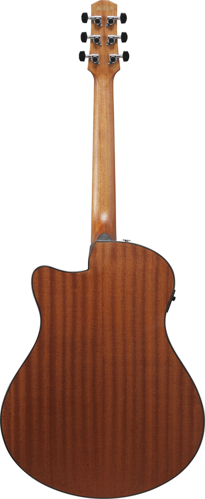 Ibanez AAM50CE Acoustic Guitar - Sapphire Blue Burst Open Pore Top