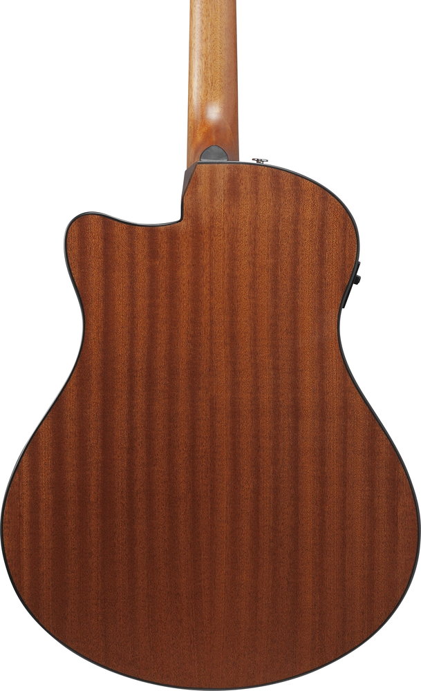 Ibanez AAM50CE Acoustic Guitar - Sapphire Blue Burst Open Pore Top