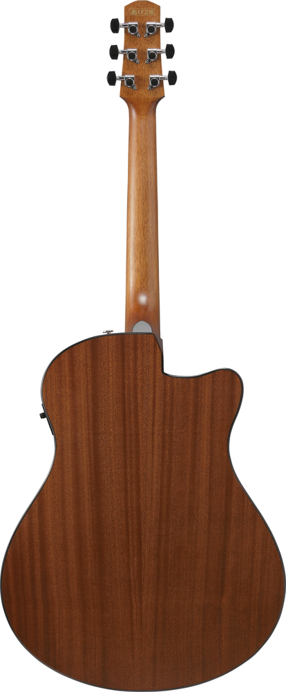 Ibanez AAM50LCE Acoustic Guitar - Open Pore Light Brown Sunburst Top - Left Handed