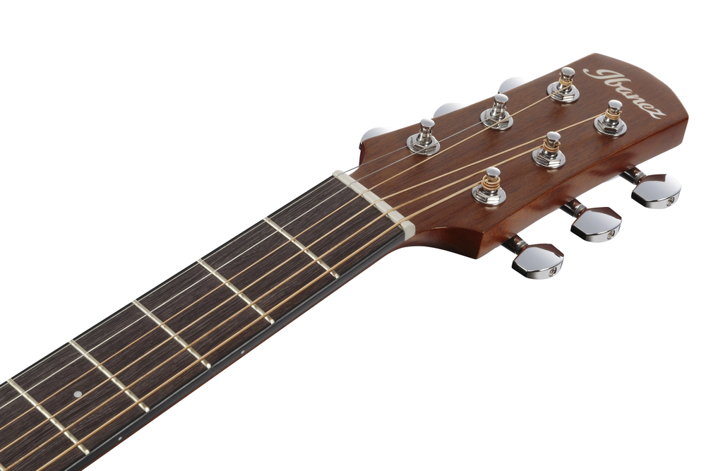 Ibanez AAM50LCE Acoustic Guitar - Open Pore Light Brown Sunburst Top - Left Handed