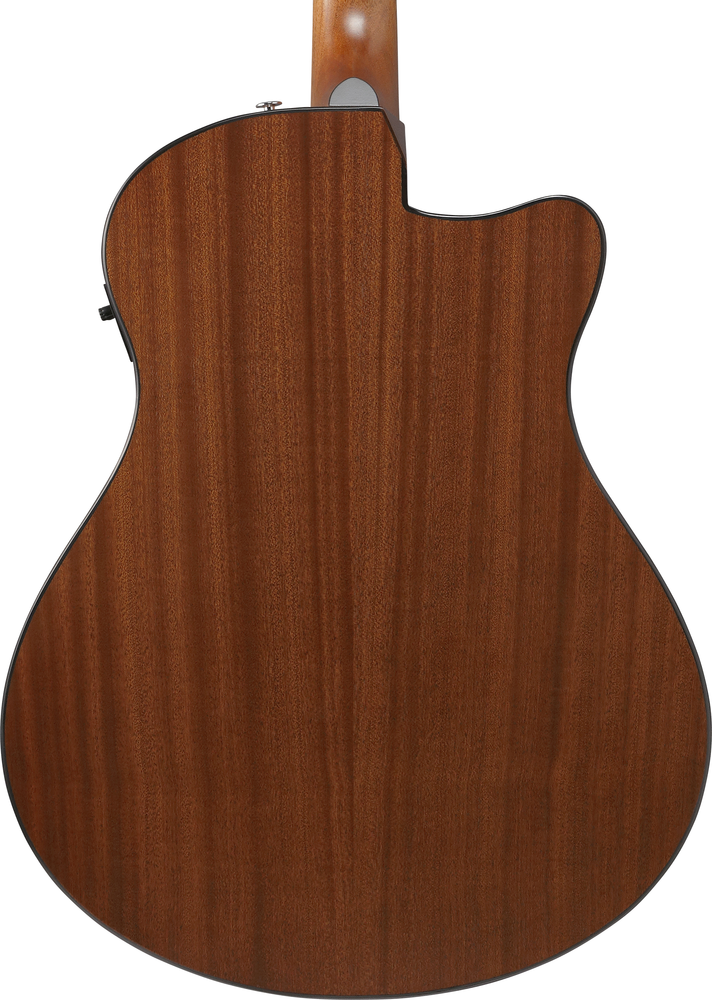 Ibanez AAM50LCE Acoustic Guitar - Open Pore Light Brown Sunburst Top - Left Handed