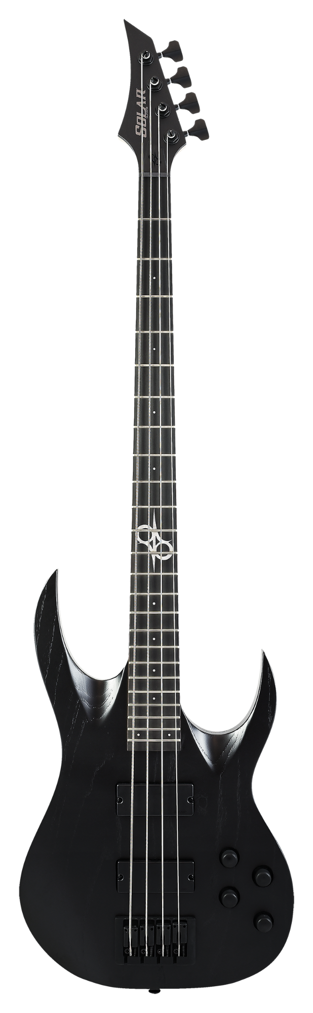 Solar AB2.4BOP SK 4-String Electric Bass - Black Open Pore