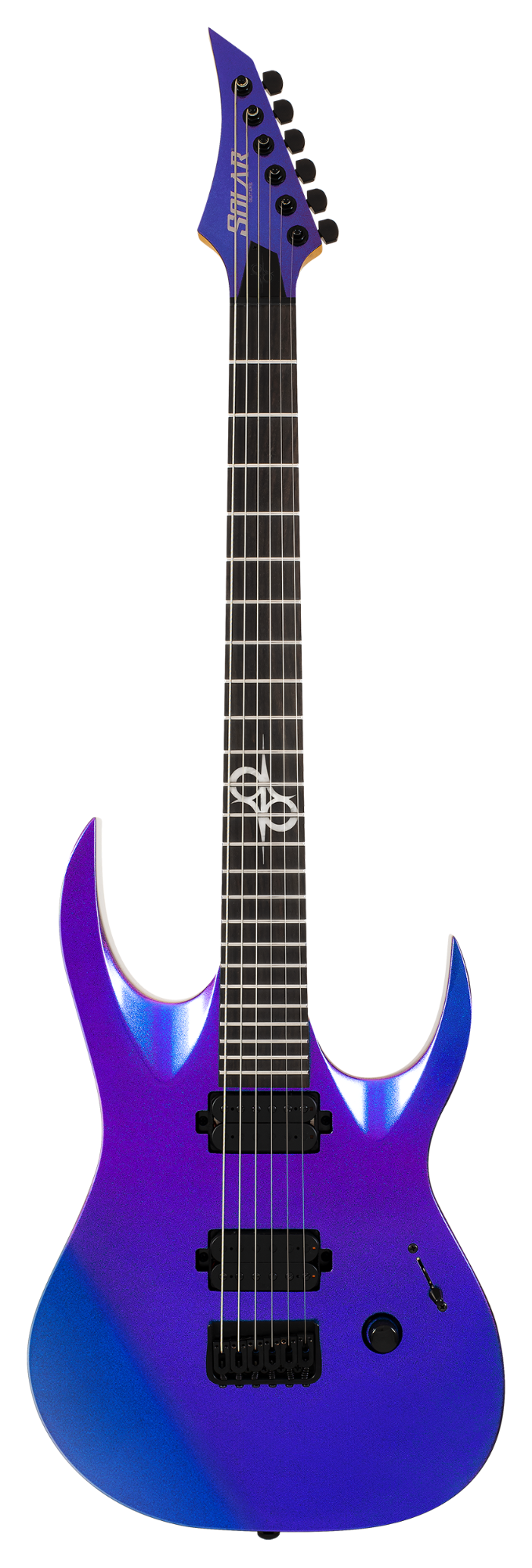 Solar AB2.6BPM Electric Guitar - Blue Purple Shifting Metallic Gloss