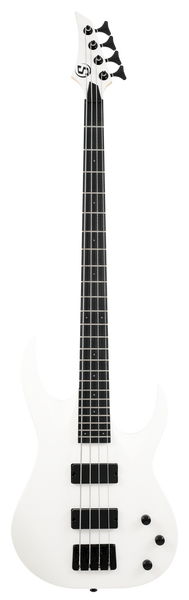 S by Solar AB4.4W 4-String Electric Bass - White Matte | Better Music