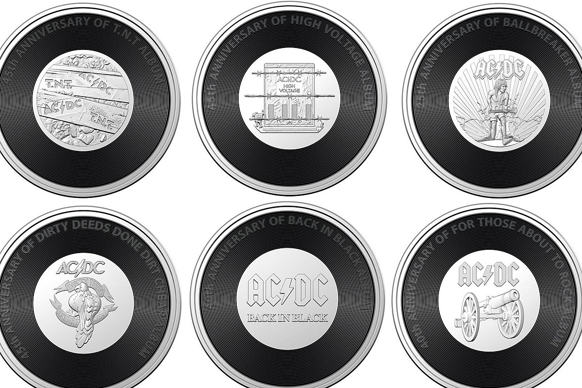 Royal Aust. Mint AC/DC 2021 Bundle of 6 20c Uncirculated Coins (Limited)