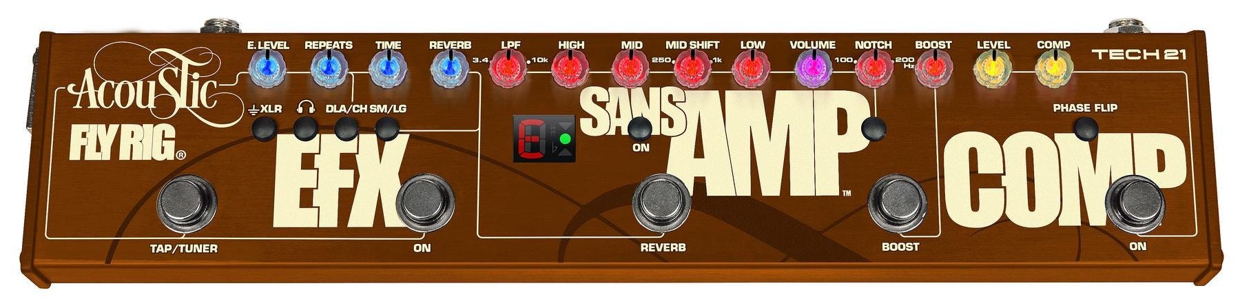 Tech 21 SansAmp Acoustic Fly Rig Multi Effect Pedal