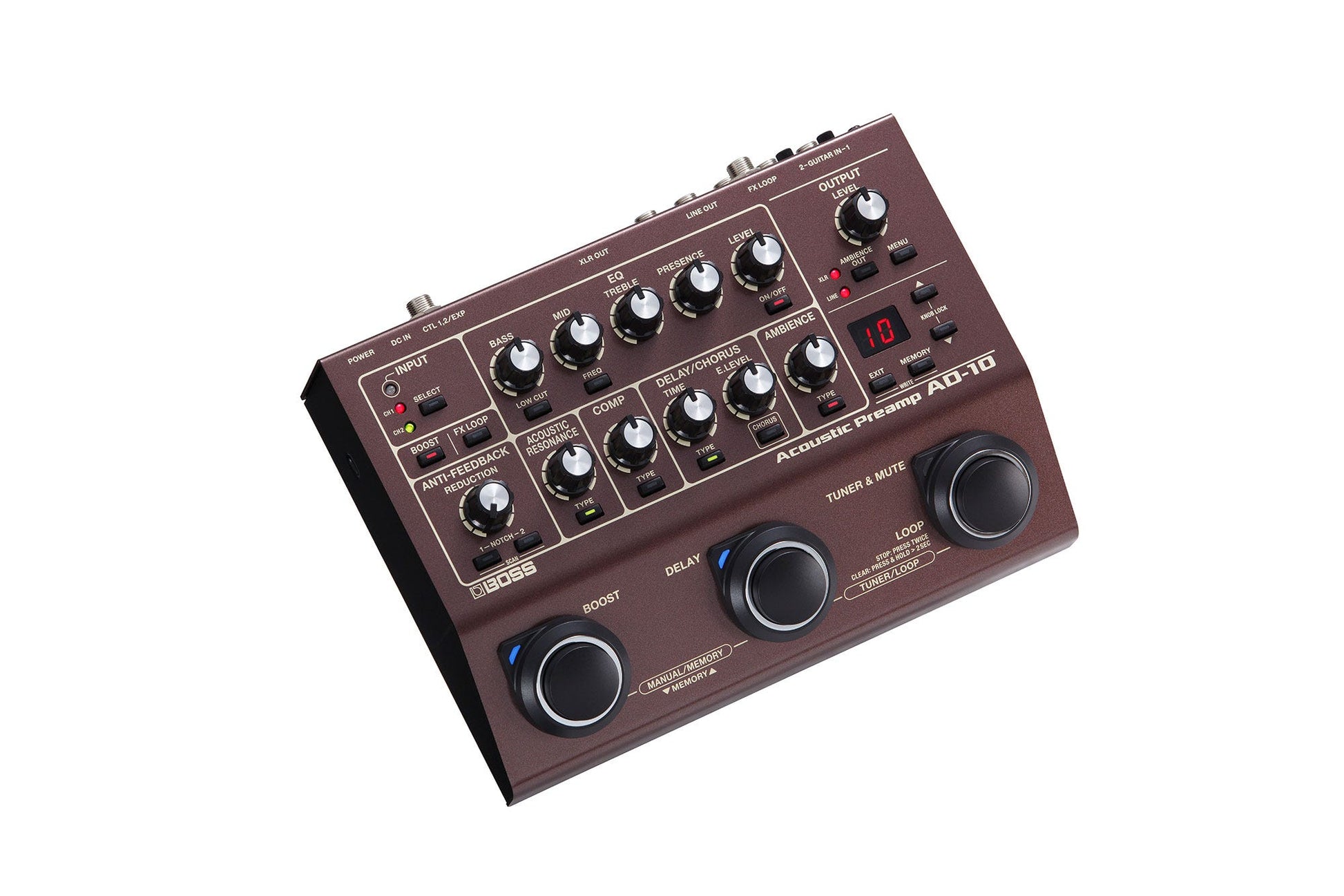 Boss AD-10 Acoustic Preamp/DI with Effects