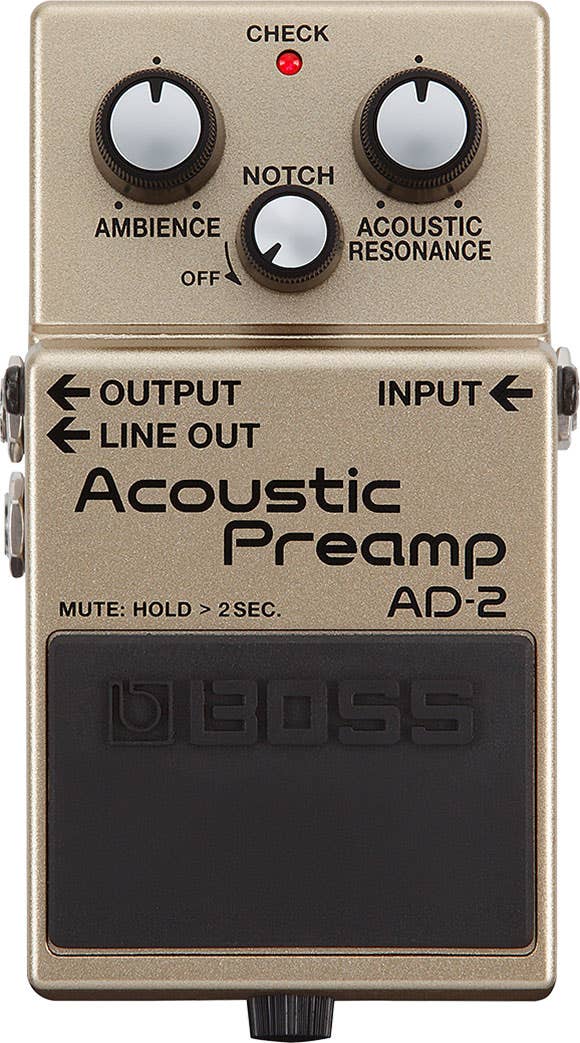 Boss AD-2 Acoustic Preamp Pedal (AD2)