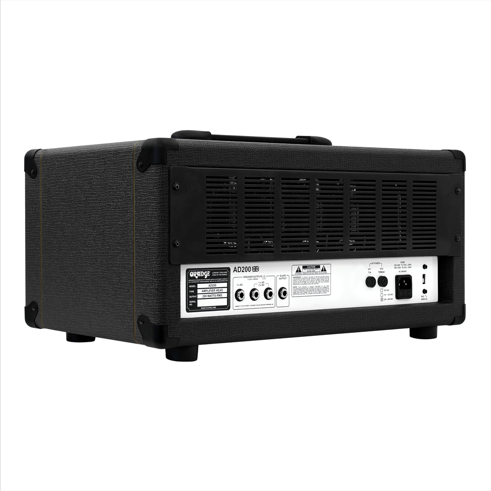 Orange AD200-V2 BK Bass Amp Head - Black (Made in UK)