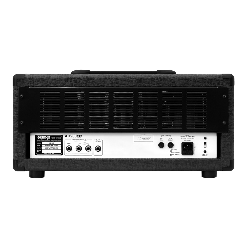 Orange AD200-V2 BK Bass Amp Head - Black (Made in UK)