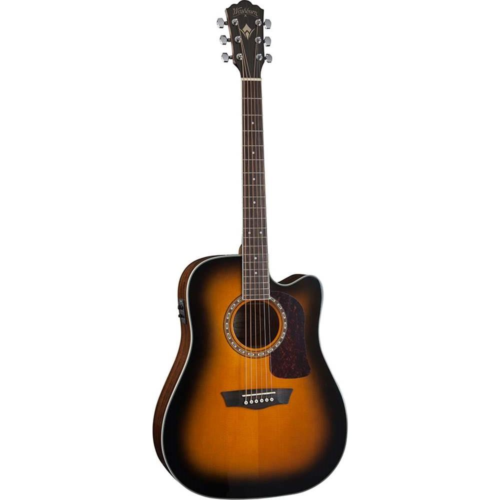 Washburn Apprentice D5CE Acoustic Electric Guitar Pack - Sunburst