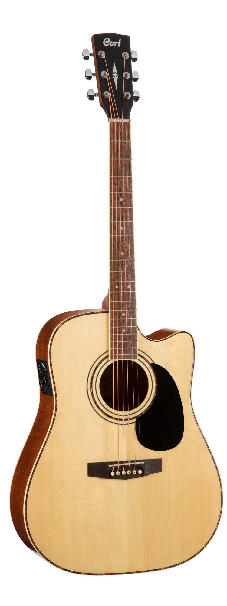 Cort AD880CE NS Acoustic Electric Guitar - Natural Satin