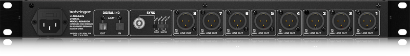 Behringer Ultragain Digital ADA8200 ADAT Mic Preamp / Interface