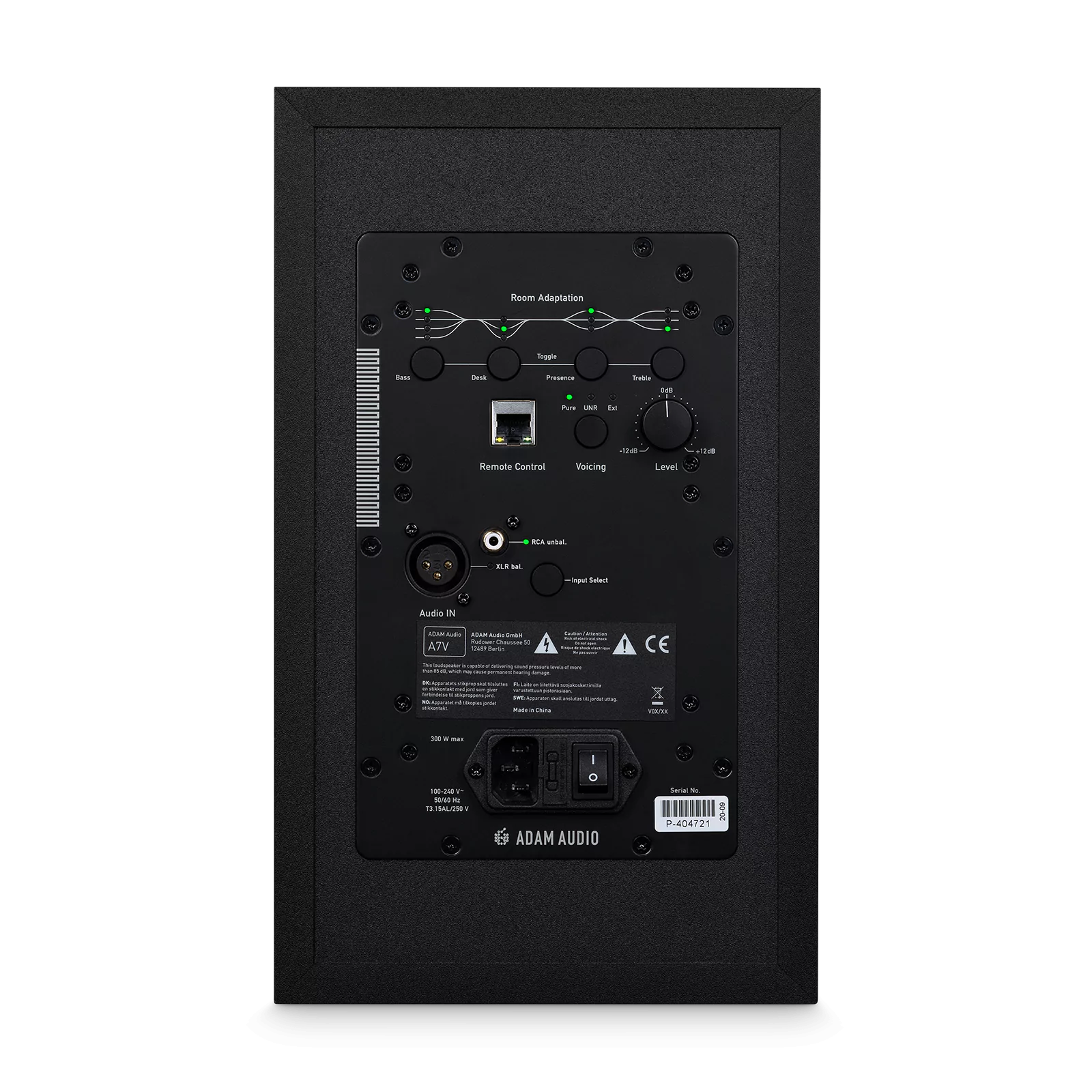 ADAM Audio A-series A7V 7" Nearfield Active Studio Monitor (Single)