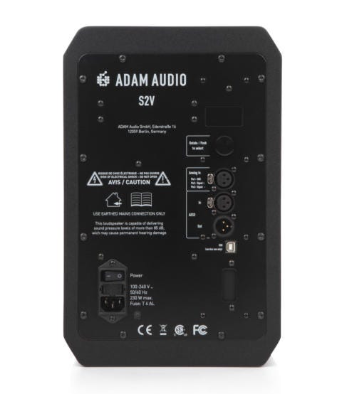 ADAM Audio S2V 7" 2-Way Nearfield Studio Monitor (Single)
