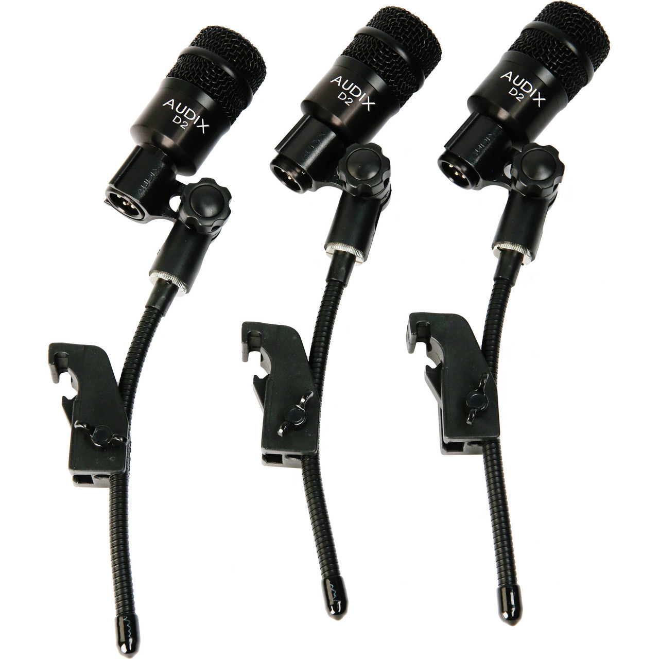 Audix D2 Trio Mic Pack (3x D2 Mic + Mounts)