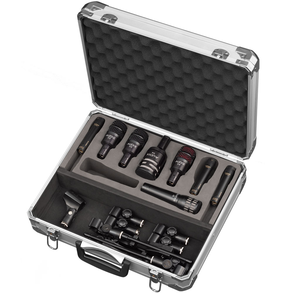 Audix ADX-DPPREMIER8 8 Piece Pro Drum Microphone Package