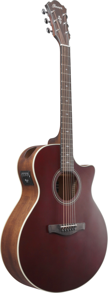 Ibanez AE100BUF Electric Acoustic Guitar - Burgundy Flat