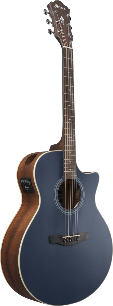 Ibanez AE100DBF Electric Acoustic Guitar - Dark Tide Blue Flat