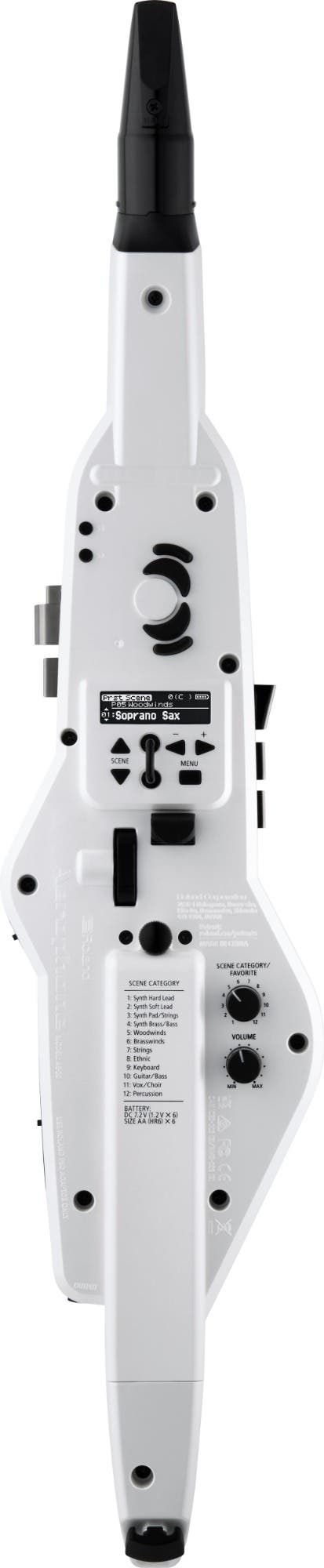 Roland AE-20W Aerophone Digital Wind Instrument - Pearl White