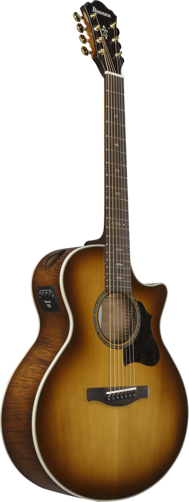 Ibanez AE3007FMH 7 String Acoustic Guitar - Tobacco Edge Burst High Gloss