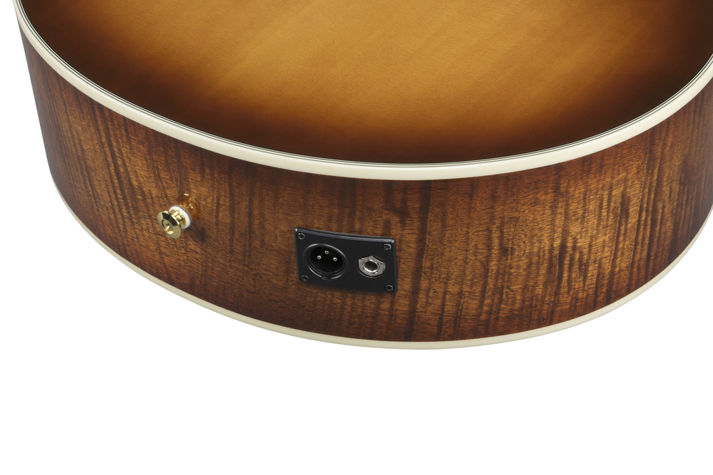 Ibanez AE3007FMH 7 String Acoustic Guitar - Tobacco Edge Burst High Gloss