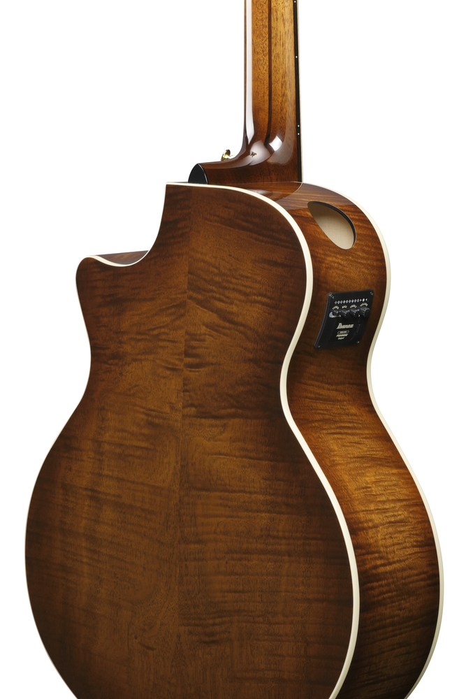 Ibanez AE3007FMH 7 String Acoustic Guitar - Tobacco Edge Burst High Gloss