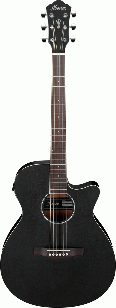 Ibanez AEG7MH Acoustic Guitar - Weatherd Black Open Pore