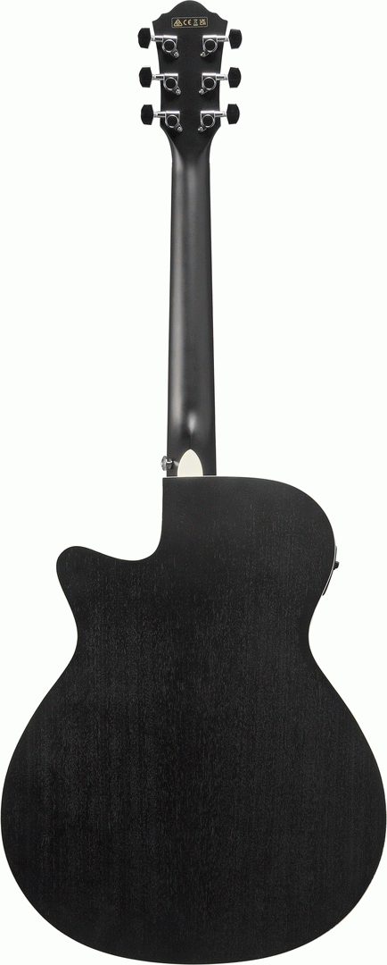 Ibanez AEG7MH Acoustic Guitar - Weatherd Black Open Pore