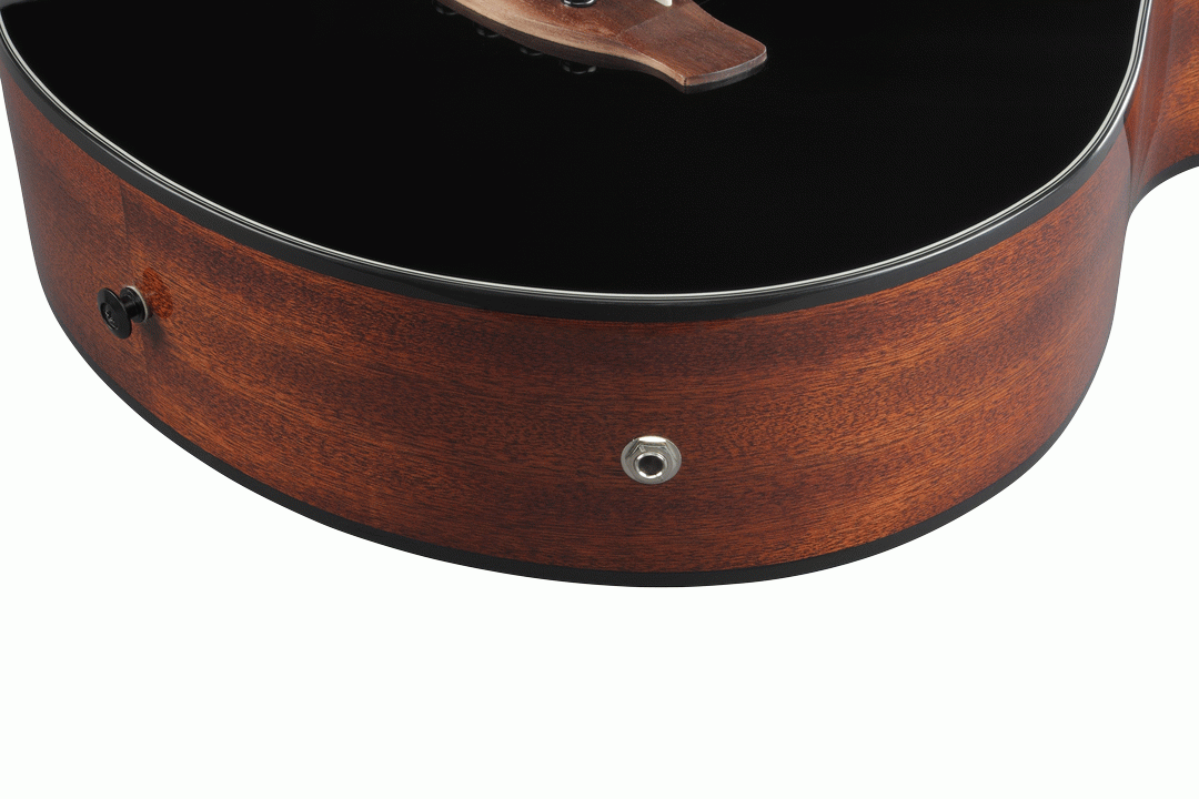 Ibanez AEGB24E BKH Acoustic Electric Bass - Black High Gloss