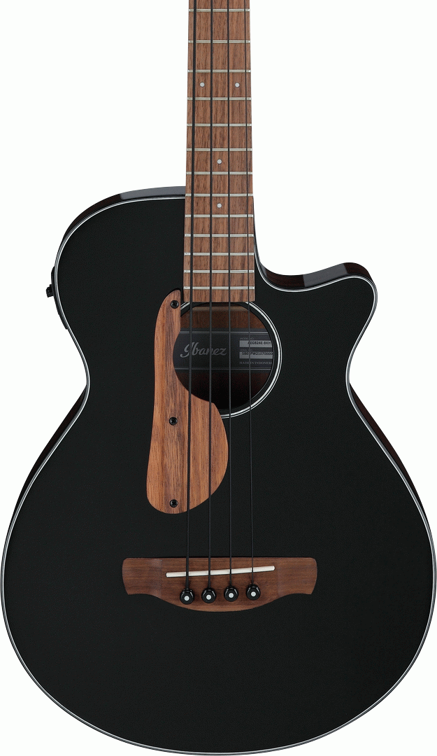 Ibanez AEGB24E BKH Acoustic Electric Bass - Black High Gloss