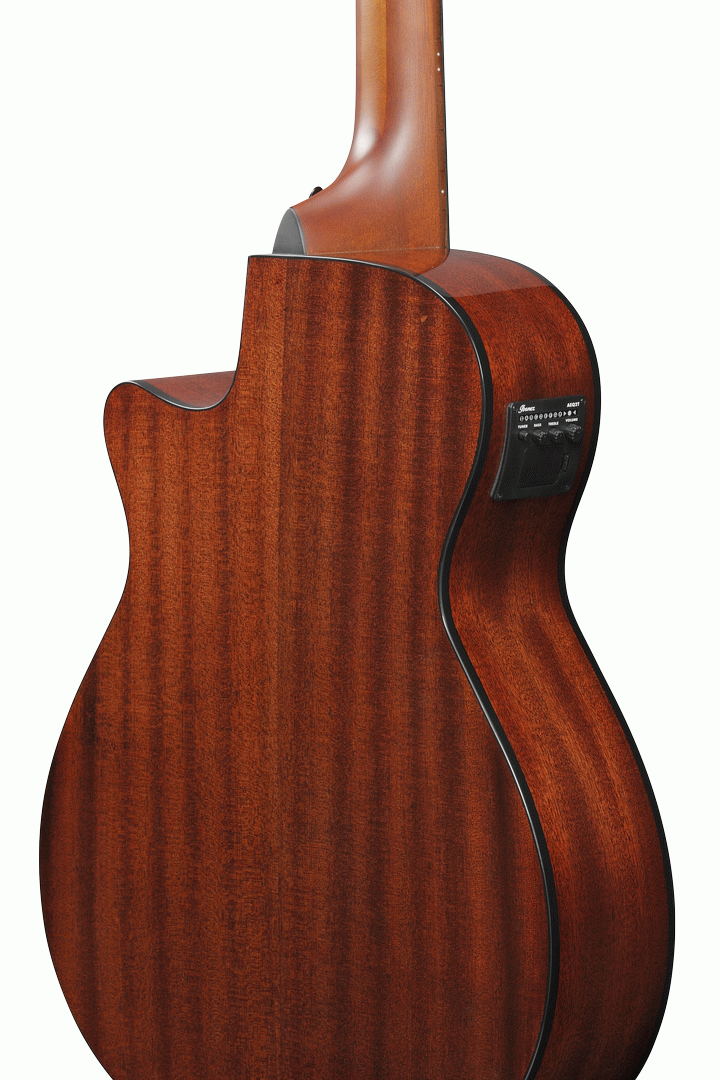 Ibanez AEGB24E BKH Acoustic Electric Bass - Black High Gloss