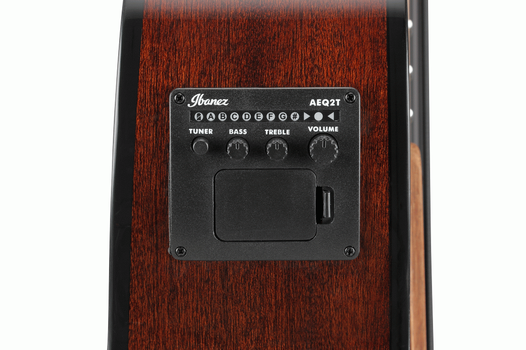 Ibanez AEGB24E MHS Acoustic Electric Bass - Mahogany Sunburst High Gloss