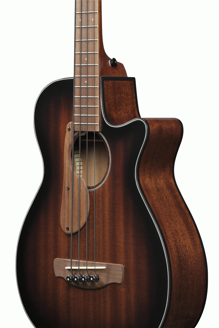 Ibanez AEGB24E MHS Acoustic Electric Bass - Mahogany Sunburst High Gloss